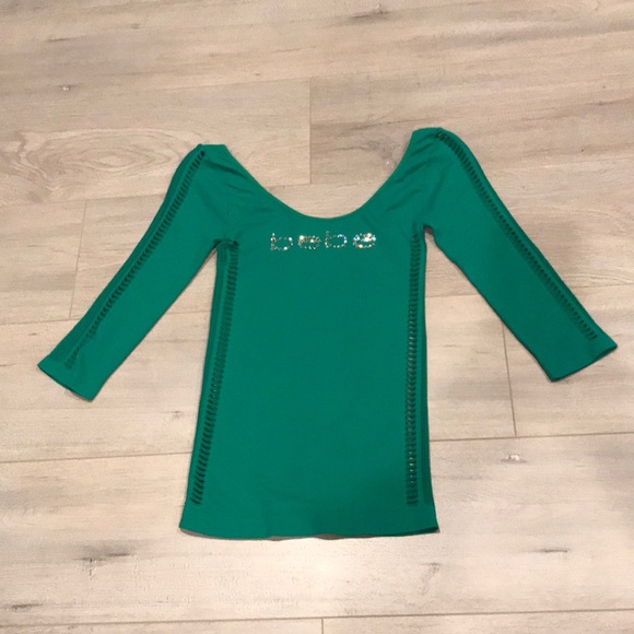 bebe Tops New Bebe Rhinestone Top Poshmark